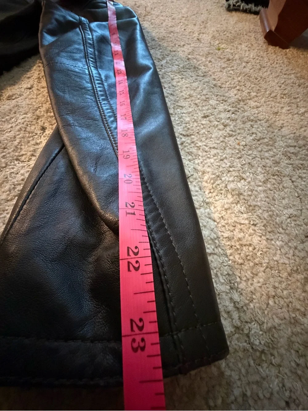 Coach Brown Leather Jacket with Signature Tan Lining